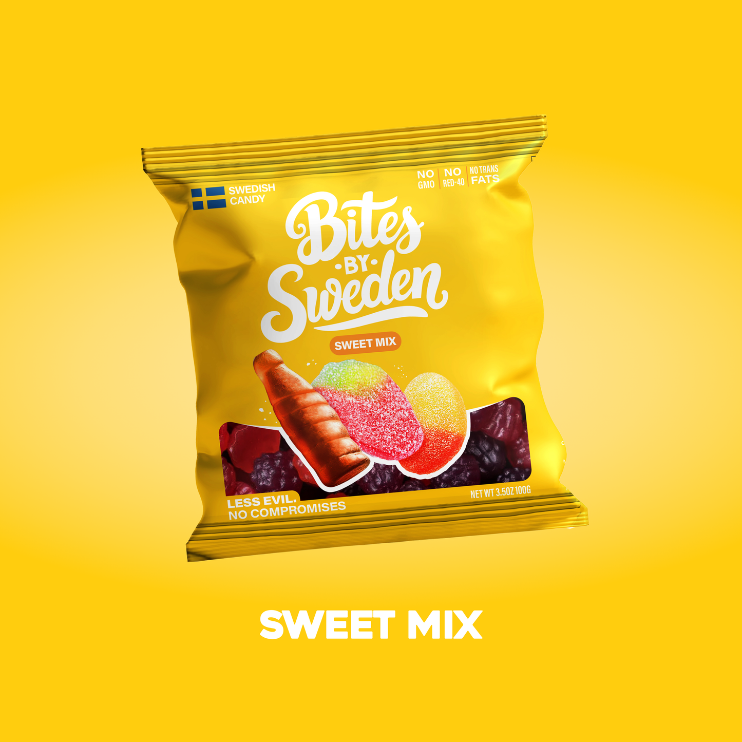 Carton of 50 - Sweet Mix 3.5oz Peg Bag-
